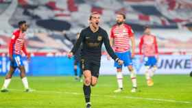 Griezmann, celebrando su gol de la remontada contra el Granada | FCB