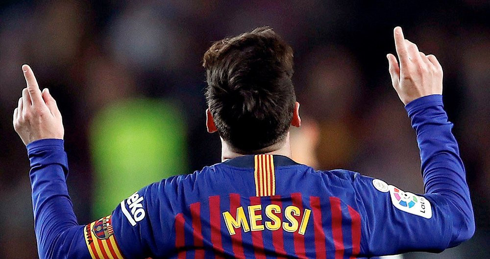 Leo Messi celebra un gol / EFE