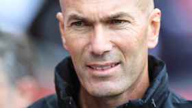Zidane en un partido del Real Madrid / EFE