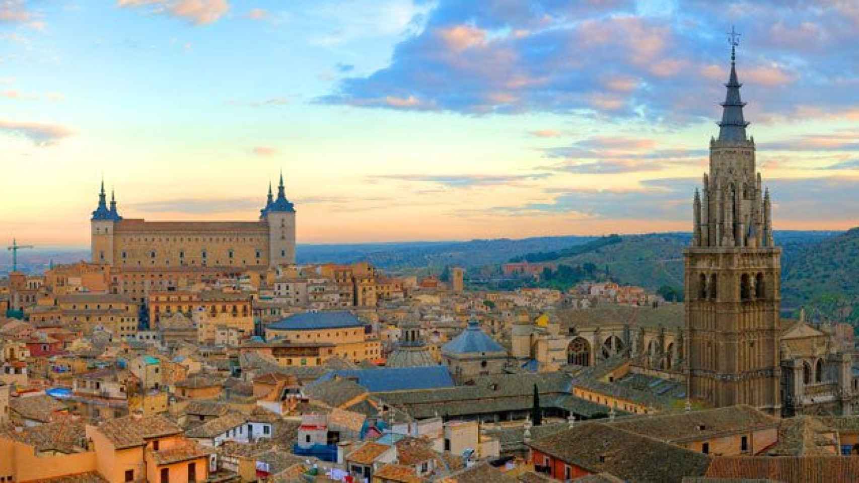 Imagen de archivo de una vista panorámica de Toledo / CG