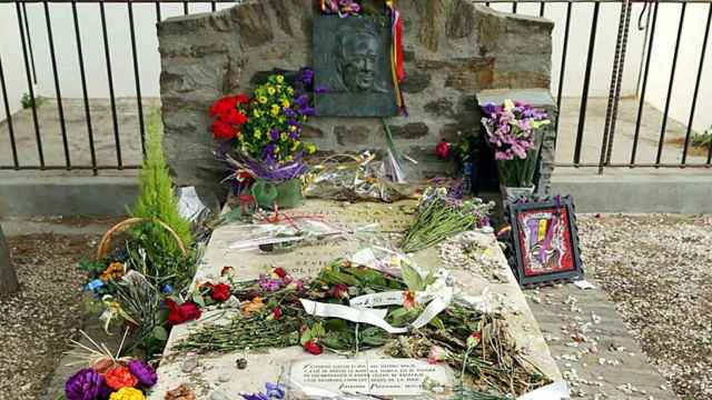 Tumba de Antonio Machado en Colliure