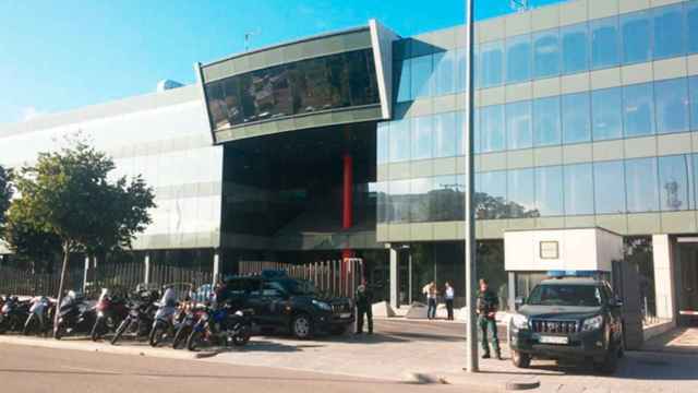 El CTTI, centro de comunicaciones de la Generalitat de Cataluña, durante un registro de la Guardia Civil / EP