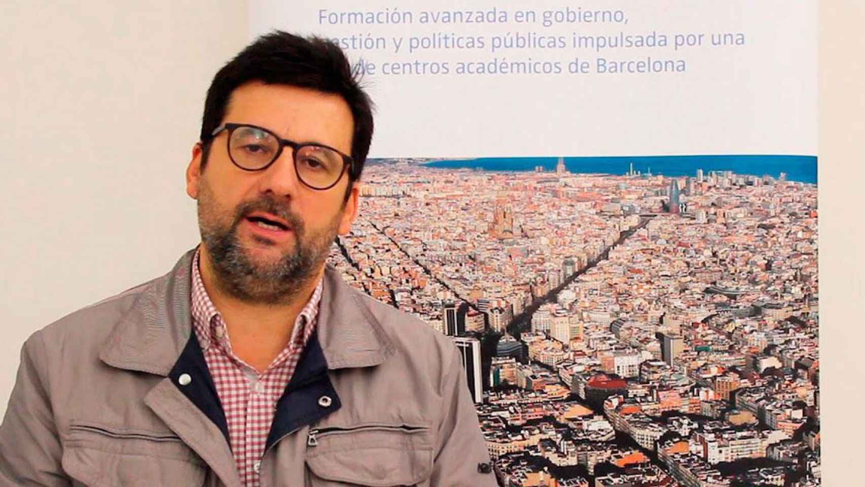 Ricard Fernández, gerente de Derechos Sociales del Ayuntamiento de Barcelona, en un vídeo promocional / CG