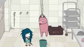 Imagen del videojuego subvencionado por la Generalitat en el que una niña asegura que matar animales les conduce a la felicidad eterna / CG