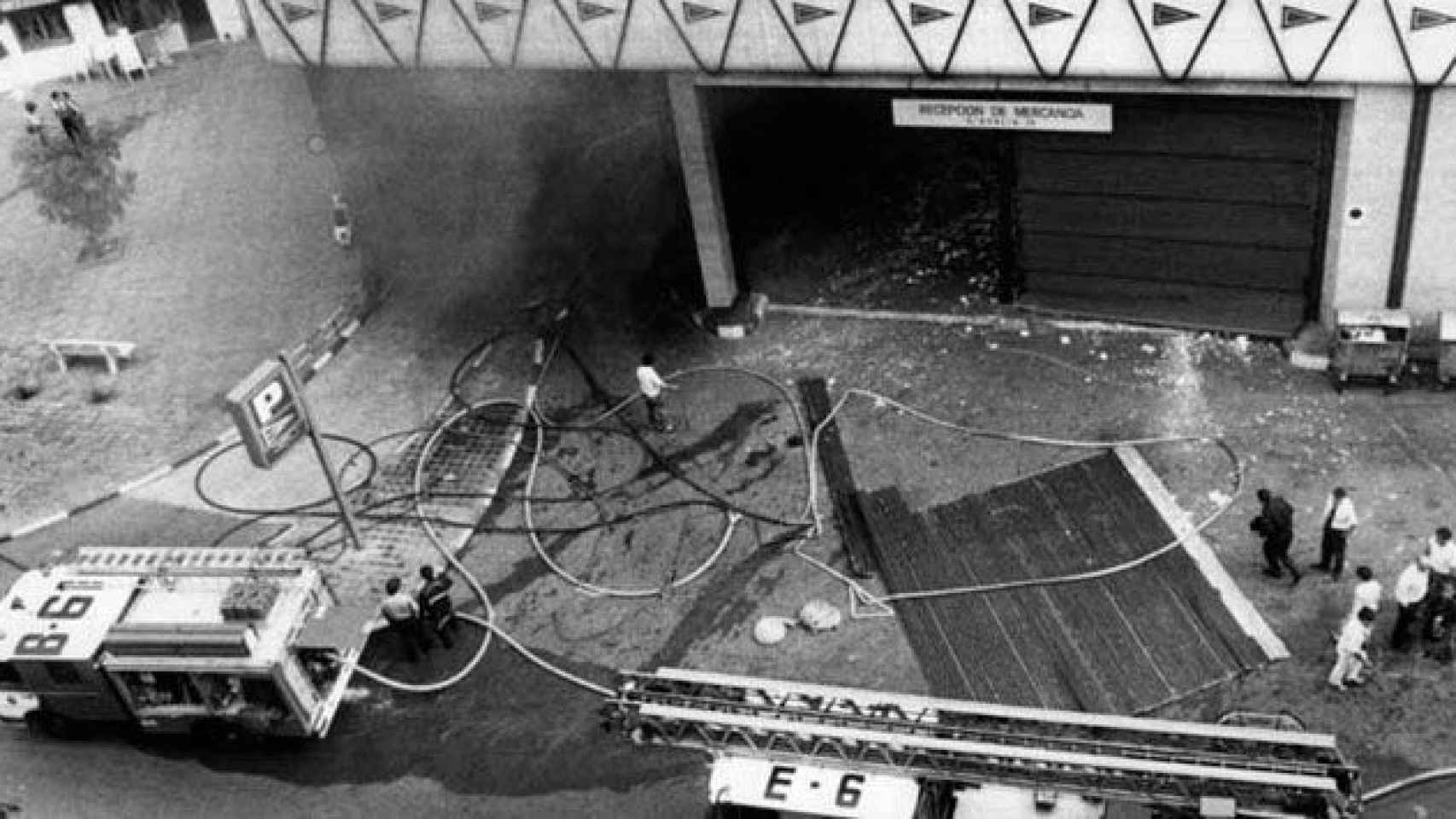 Imagen del atentado de ETA en el Hipercor de la avenida Meridiana / CG