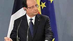 El presidente de la República Francesa, François Hollande