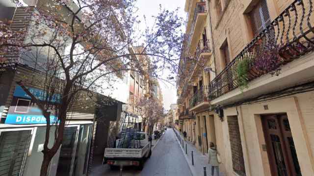 Calle Verdi, en el distrito de Gràcia de Barcelona, en la que se ha registrado el atropello mortal / GOOGLE STREET VIEW