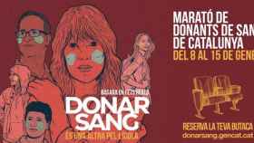 Cartel de el Marató de Donants de Sang, en el que participará Barcelona / EP