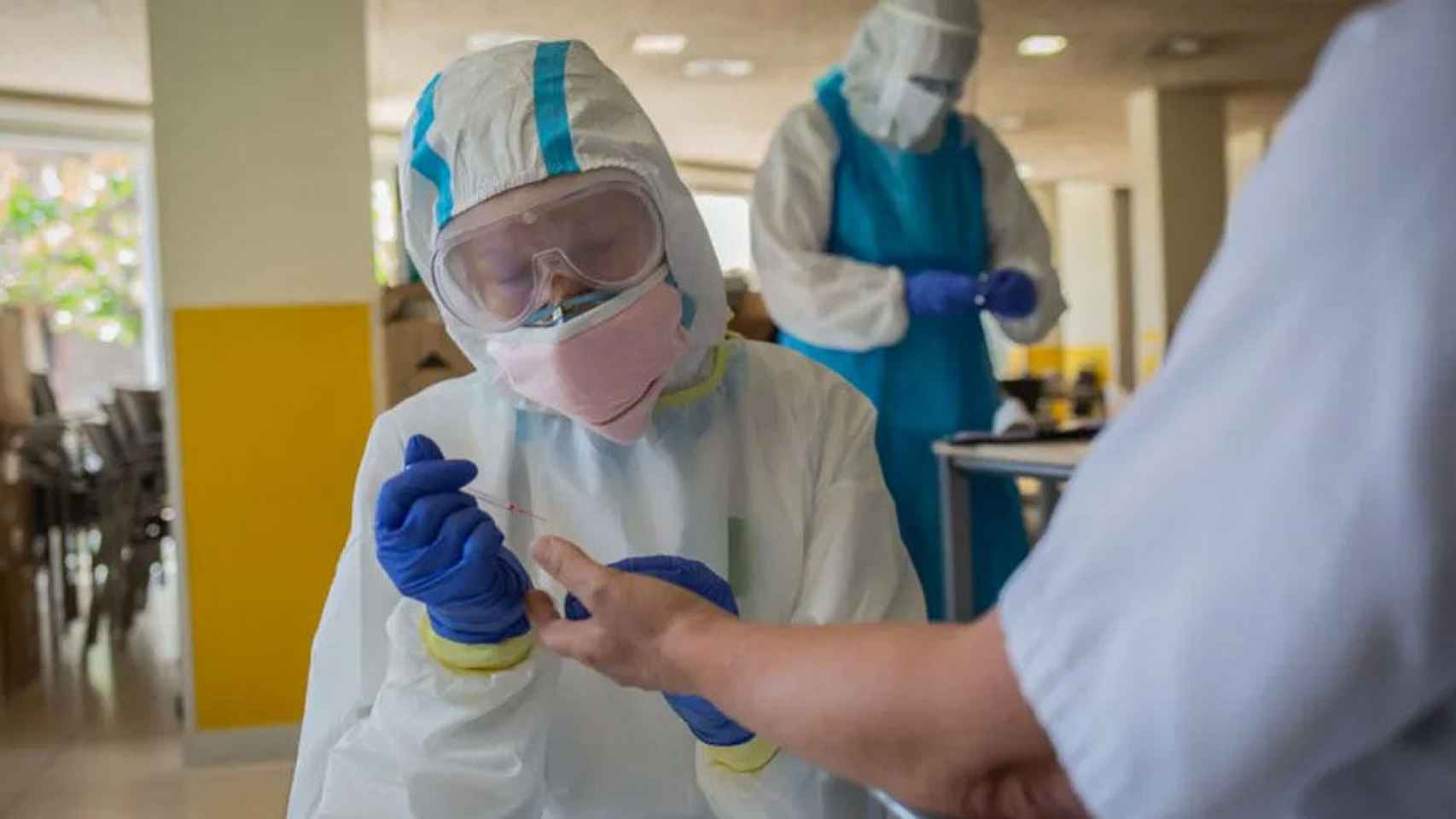 Prueba del coronavirus en Cataluña / EUROPA PRESS