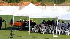 Funeral con 200 personas en un campo de fútbol en Barcelona / PROTECCIÓN CIVIL