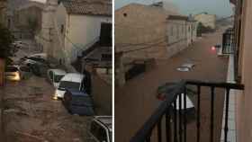 Dos imágenes de las inundaciones en Sant Llorenç (Mallorca) / CG