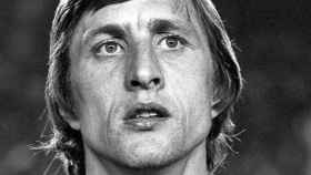 Johan Cruyff, en 1978, cuando era jugador del F.C. Barcelona.