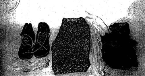 Imagen de la ropa que vestía la víctima el día de su asesinato / CEDIDA