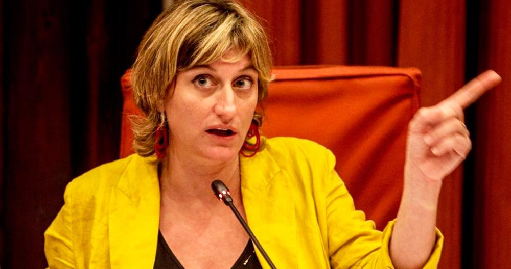 Alba Vergés, consejera catalana de Salud, en una comparecencia en el Parlamento catalán / CG