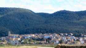 Vista del municipio de La Llacuna