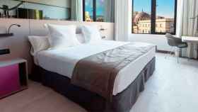 Una habitación doble del hotel Negresco Princess de Sercotel, uno de los alojamientos que ha subido precios para el MWC / CG