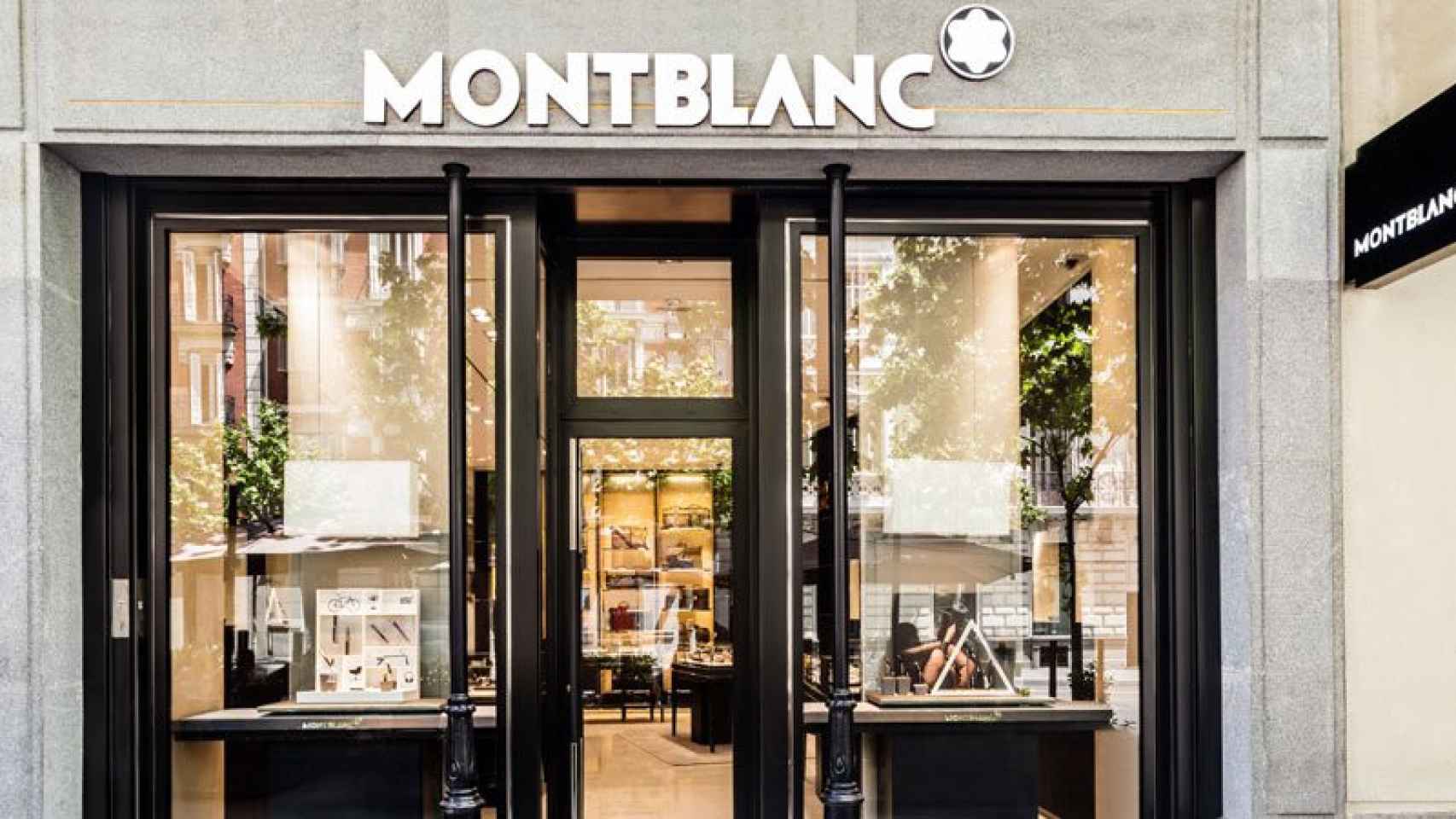 La firma Montblanc está instalada en el lujoso barrio de Salamanca de Madrid