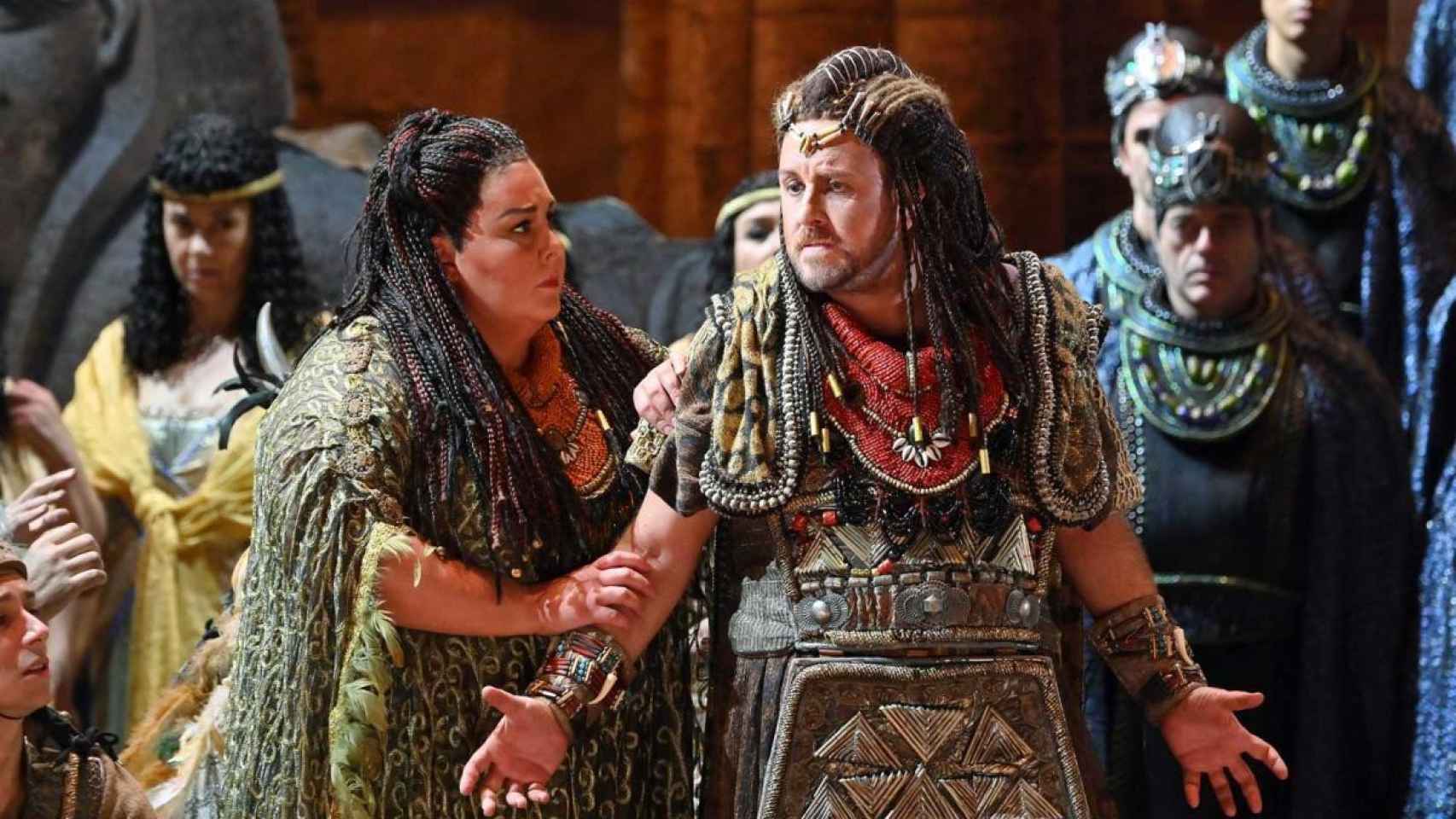 Meade y Vasallo, interpretando Aida / A.BOFILL (LICEU)