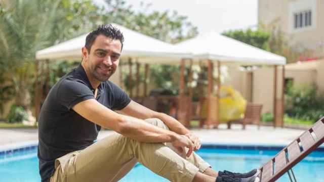 Xavi Hernández, sonriente, durante una de sus vacaciones / Redes