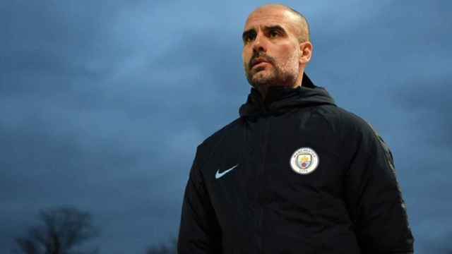 Pep Guardiola con el Manchester City /REDES