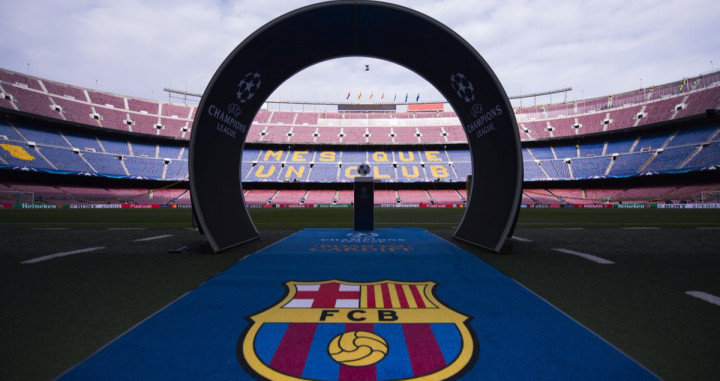 El Camp Nou preparado para un partido de Champions League / FC Barcelona