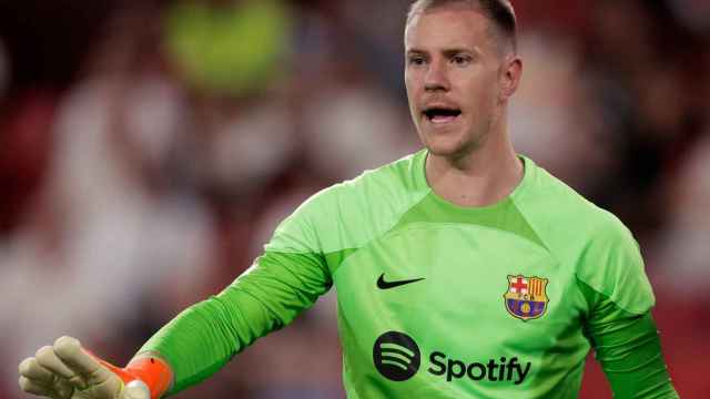 Ter Stegen en el partido del Sevilla-Barça / REDES