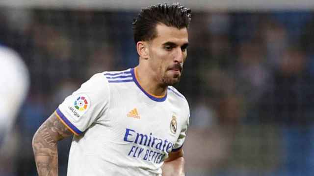 Dani Ceballos, disputando un partido con la camiseta merengue / Real Madrid