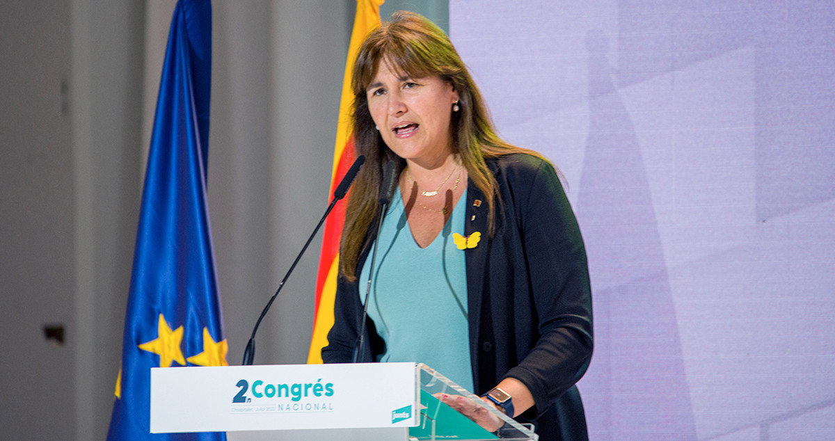 La presidenta del Parlament y de Junts, Laura Borràs, votará a favor de romper el Govern / EUROPA PRESS