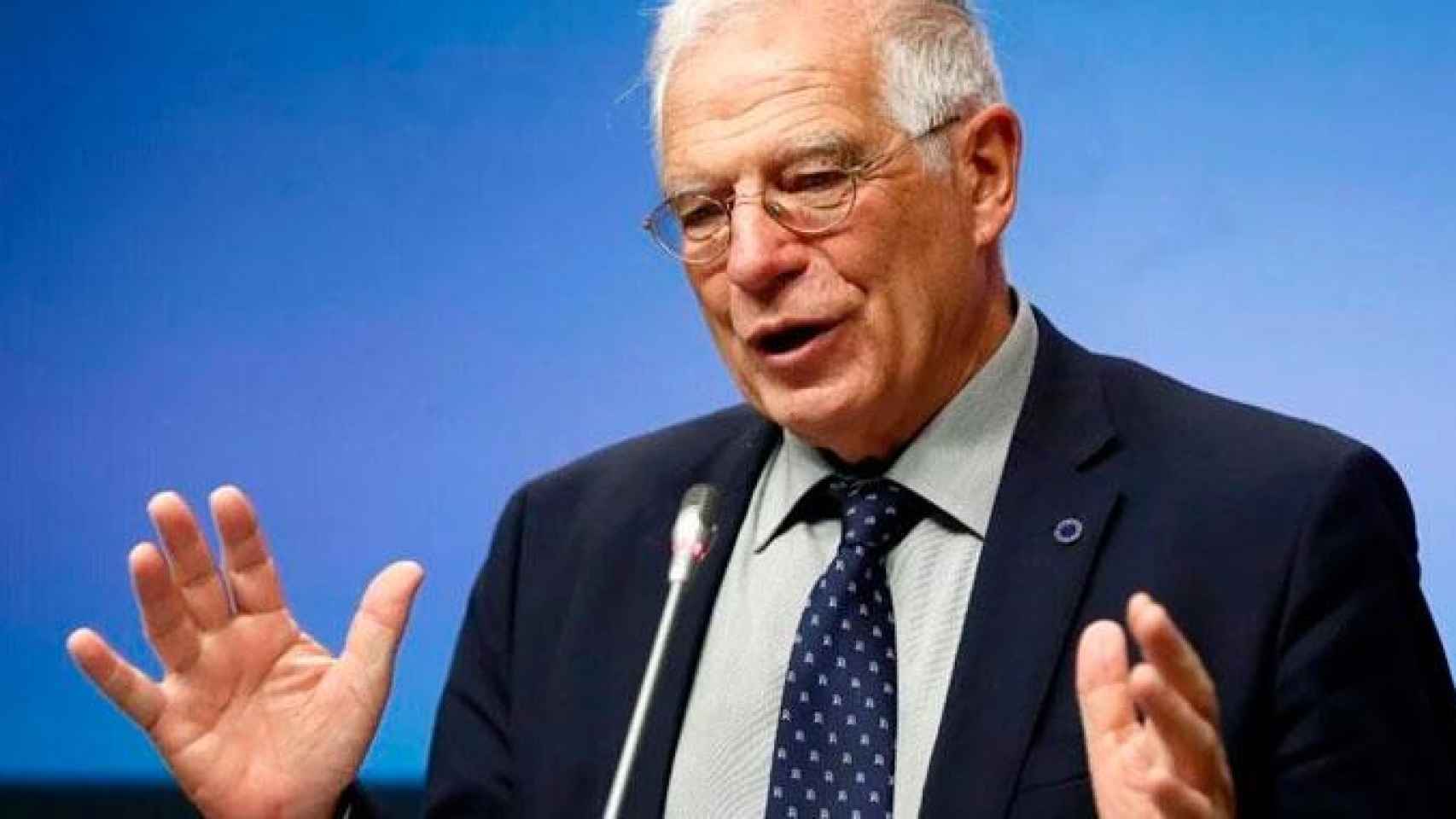 Josep Borrell, ministro de Exteriores, en una comparecencia pública anterior / CG