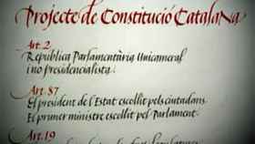 Constitución de la República catalana elaborada por el juez Santiago Vidal