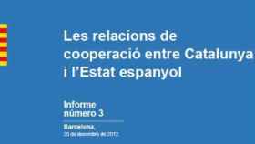 Informe del Consejo Asesor para la Transición Nacional titulado Las relaciones de cooperación entre Cataluña y el Estado español