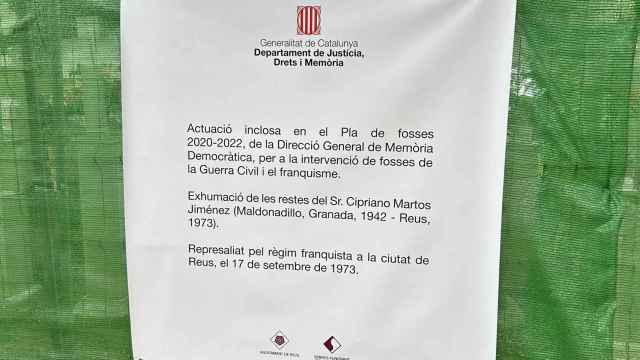 La conselleria de Justicia, Derechos y Memoria de la Generalitat, inicia las labores de exhumación del antifranquista Cipriano Marto, en Reus / EP