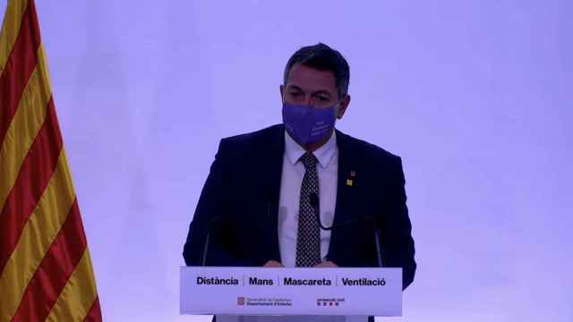 El 'conseller' de Interior, Miquel Sàmper, anuncia nuevas medidasd contra la violencia machista / INTERIOR