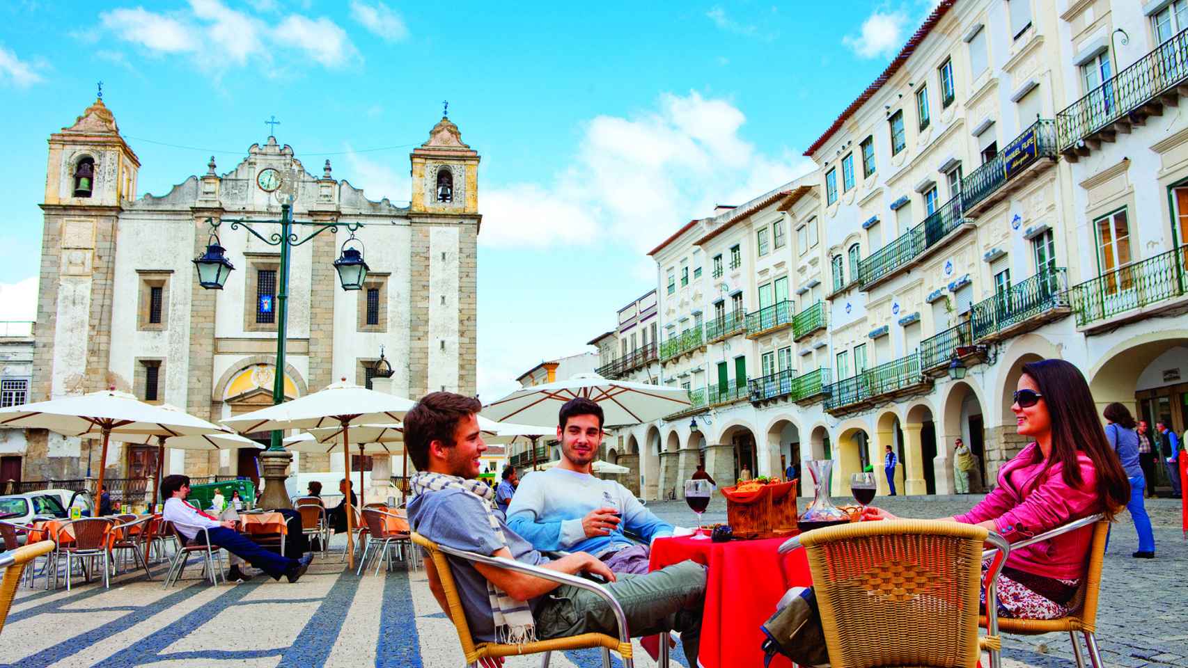 El histórico municipio de Évora, capital de la región del Alentejo, Patrimonio de la UNESCO