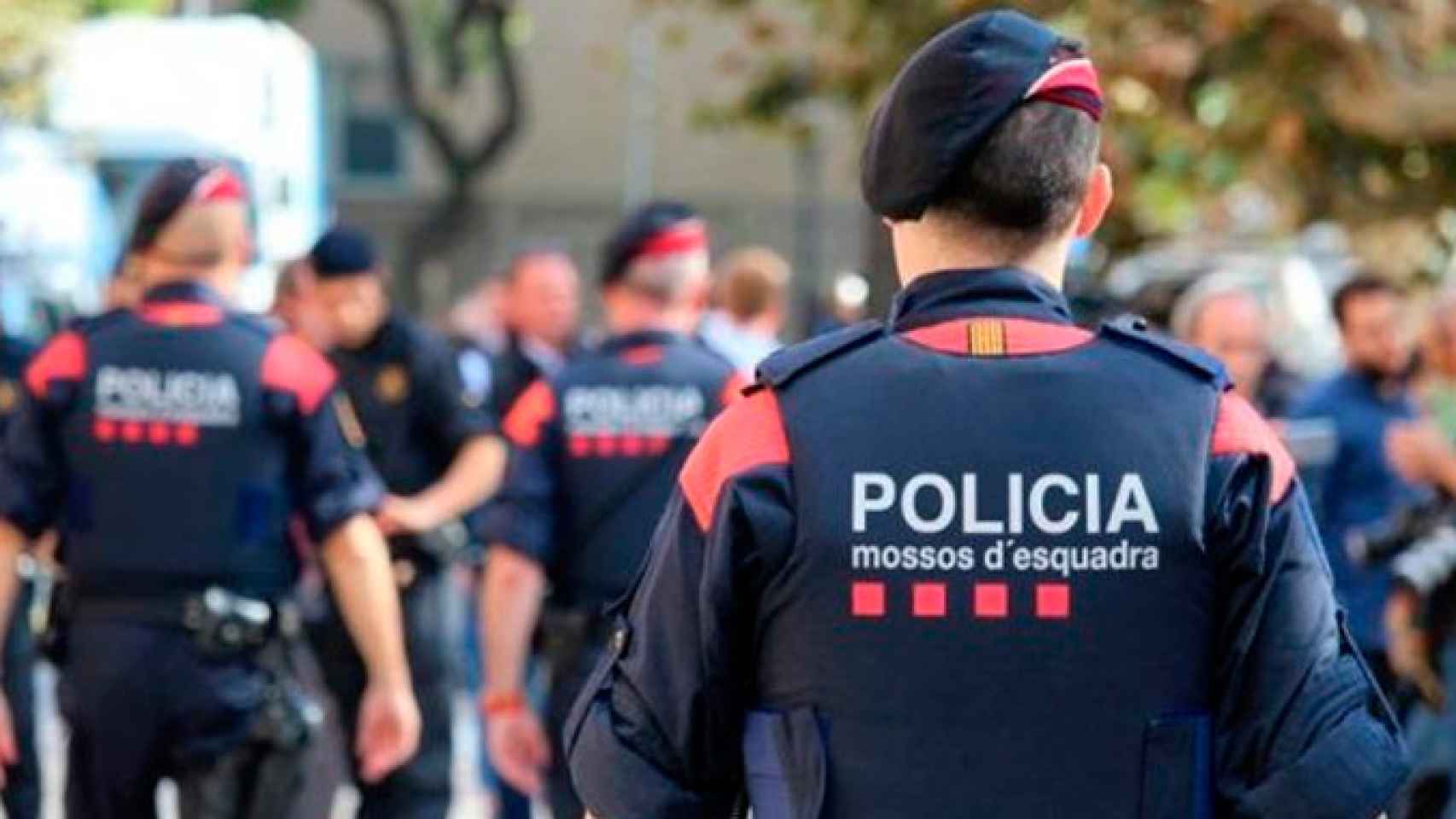 Un grupo de mossos durante un operativo / MOSSOS
