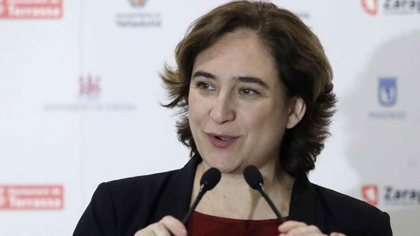 Ada Colau, alcaldesa de Barcelona y presidenta del AMB, en una imagen de archivo del Encuentro de Ciudades por el Agua Pública en Madrid / EFE