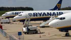 Aviones de Ryanair en imagen de archivo. / EP