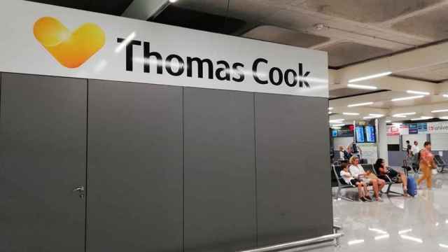 Estand de Thomas Cook en el aeropuerto de Palma / EP