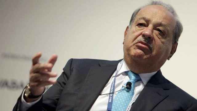 Carlos Slim, máximo accionista de Realia, intenta calmar los ánimos a los accionistas minoritarios / EFE