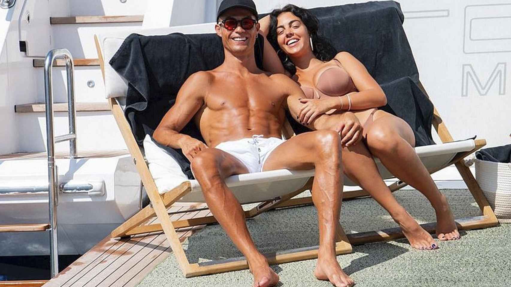 Georgina Rodríguez y Cristiano Ronaldo disfrutan de unas vacaciones en Mallorca
