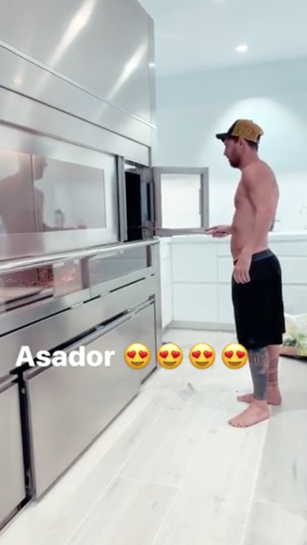 Leo Messi asador