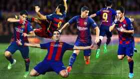 Luis Suárez en un fotomontaje / FC Barcelona