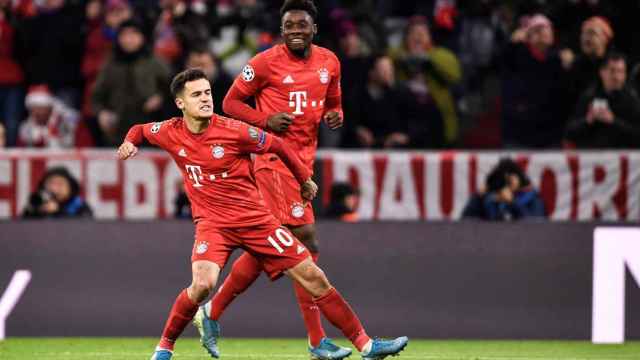 Philippe Coutinho celebrando un gol con el Bayern de Múnich / EFE