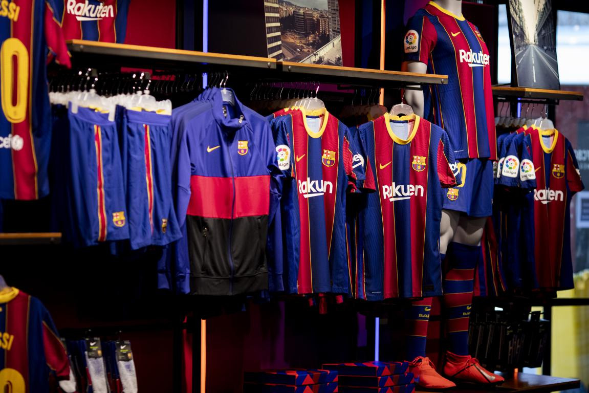Imagen de archivo de una tienda del FC Barcelona / FCB