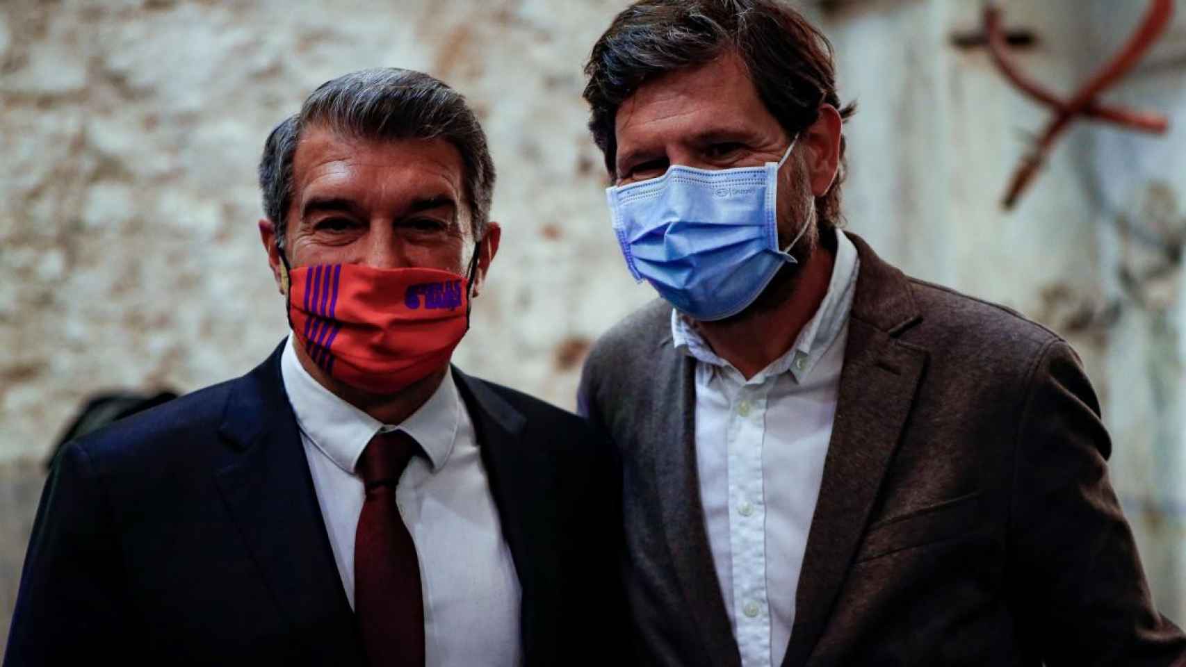 Joan Laporta y Mateu Alemany en una imagen de archivo / 'Estimem el Barça'