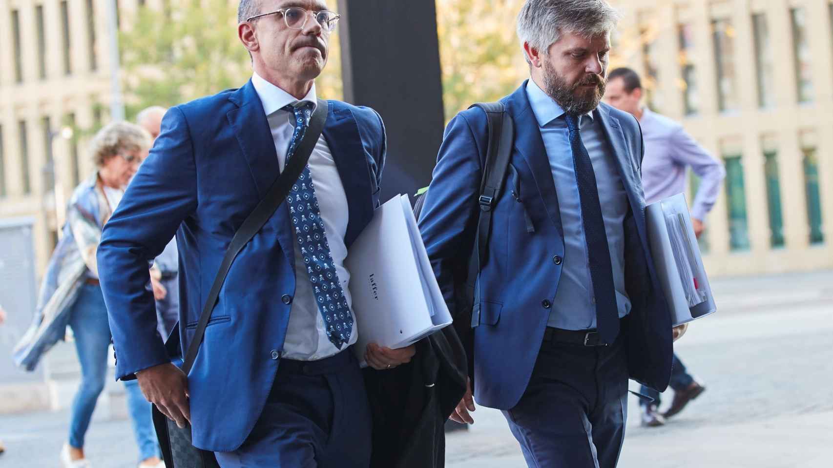 Rodrigo García y Germán Martínez, los abogados de Neymar en el juicio contra el Barça / EFE