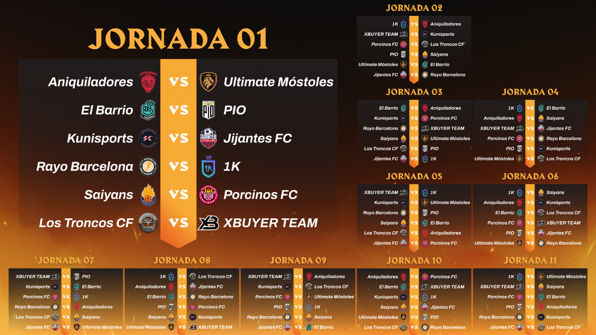El calendario de la 'Kings League', organizada y presidida por Gerard Piqué REDES