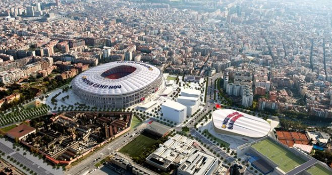 El nou Camp Nou y el nuevo Palau Blaugrana en su versión más avanzada / FCB