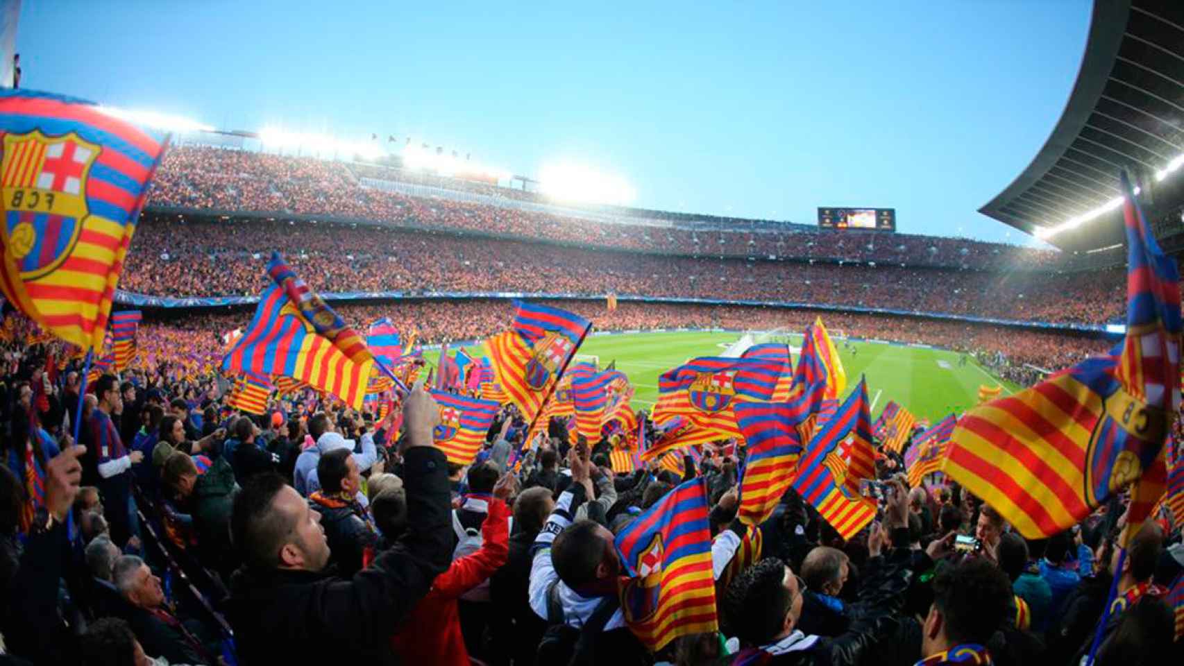 Imagen del Camp Nou, donde las entradas están agotadas para el Barça-Inter / ARCHIVO