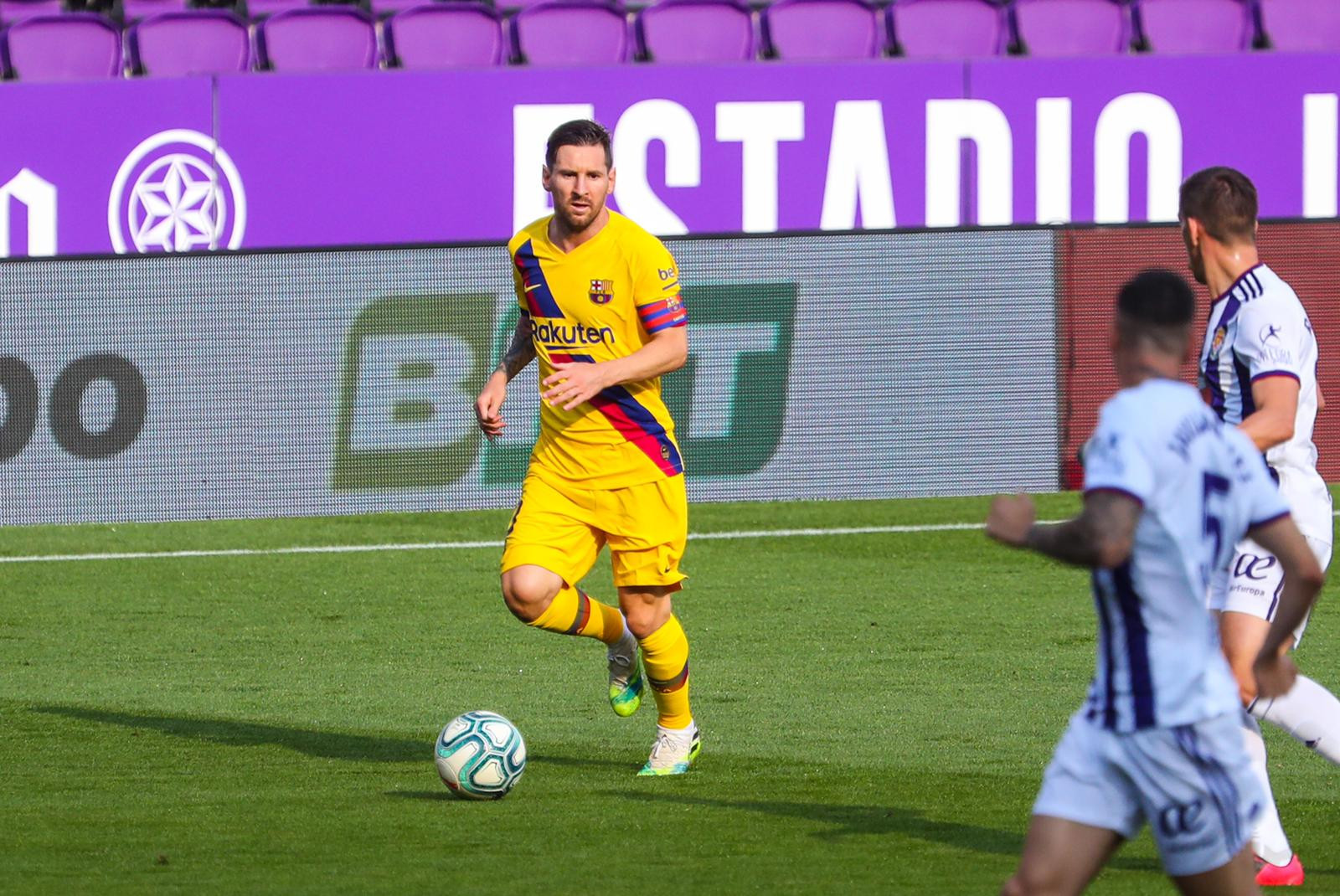 Leo Messi durante el encuentro /FCB